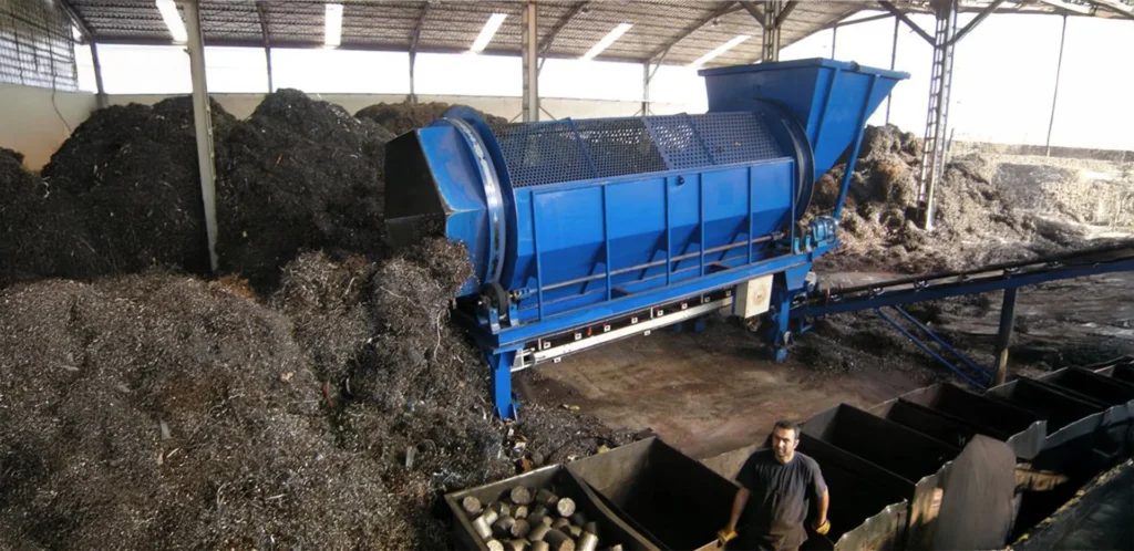chip processing | screen - tambour screen for scrap metals