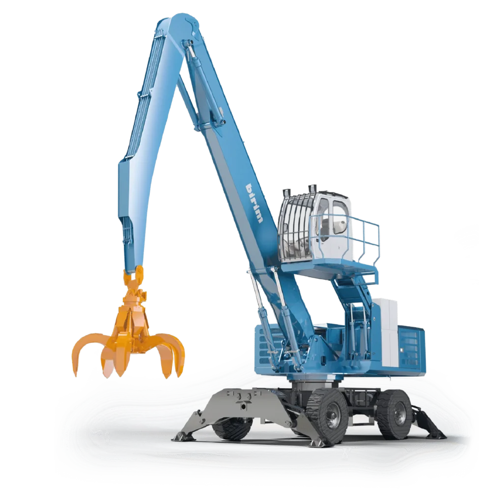 hybrid mobile material handler | birim recycling | material handlers | 5