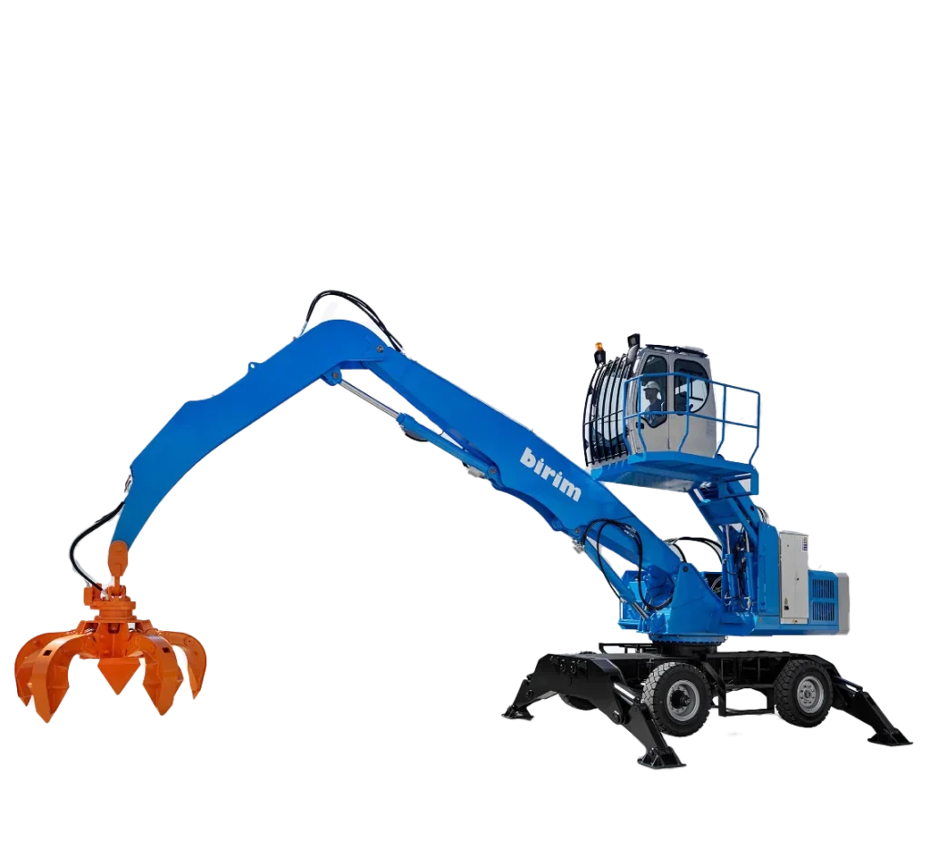 mobile material handlers on wheels | birim recycling | material handlers | 3
