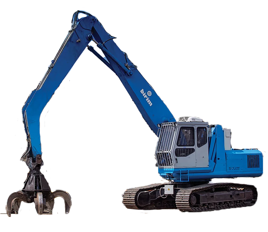 tracks electric material handler | birim recycling | material handlers | 1